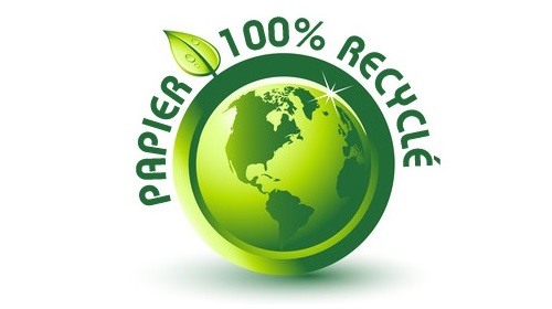 Logo papier recycle 1
