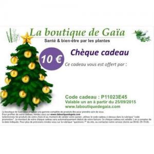 Chèque cadeau 10 €