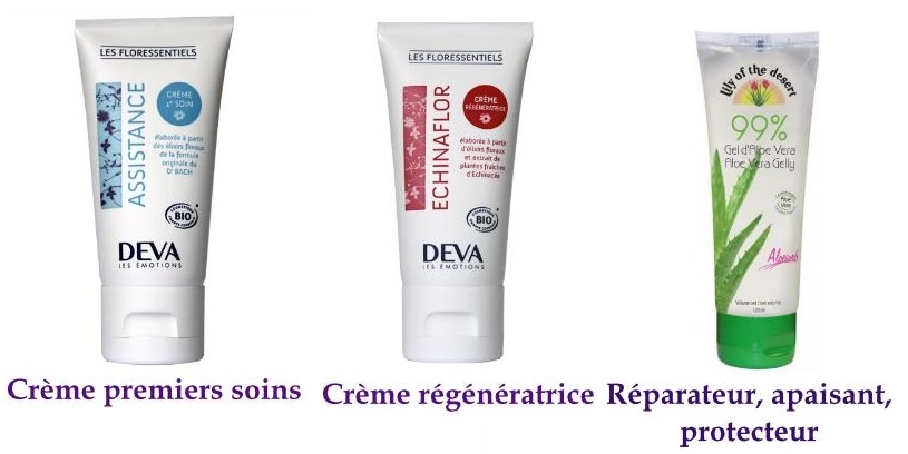 Cremes et gel aloe 1