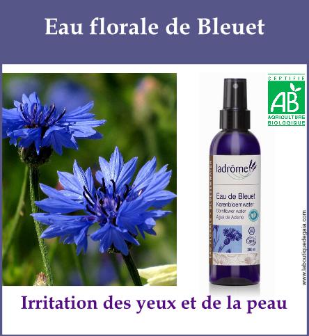 Eau florale bleuet