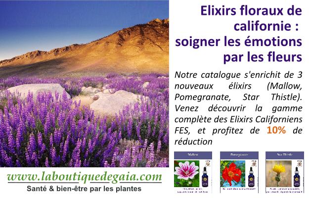 Nouveaute elixirs californiens