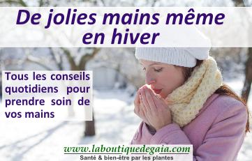 Post mains en hiver 