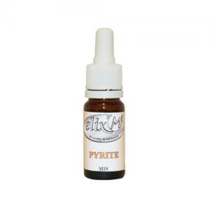 Pyrite elixir mineral vecteur en